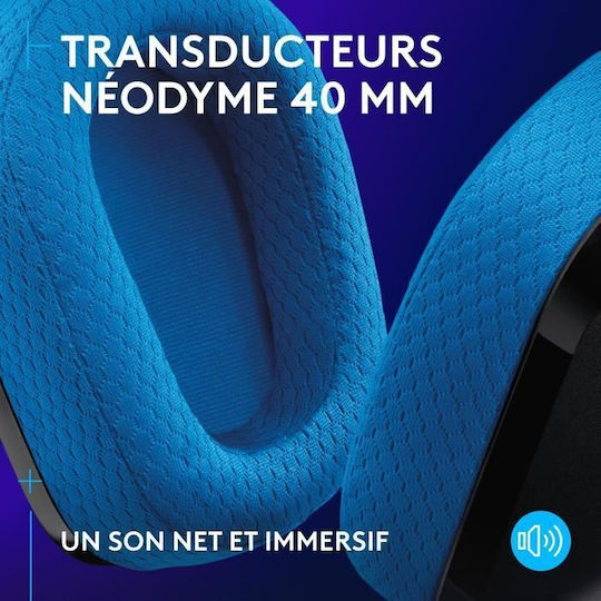 Logitech G535 Lightspeed Drahtlos Über Ohr Gaming-Headset mit Konnektivität 3,5 mm / USB für PC