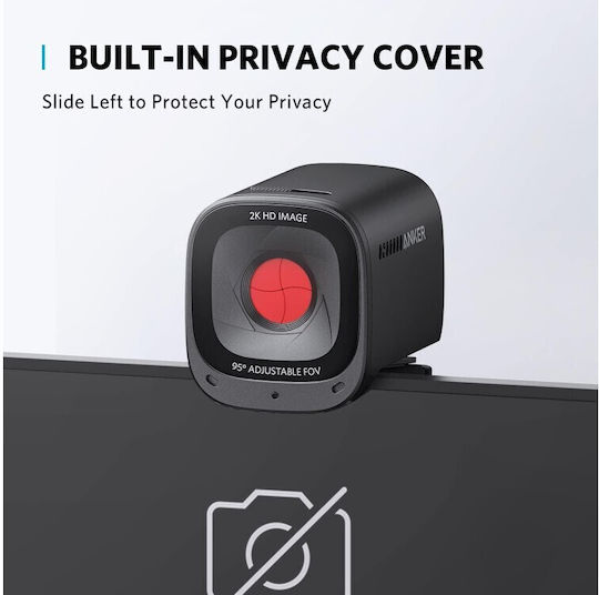 Anker C200 Web Camera 2K με Autofocus A3369