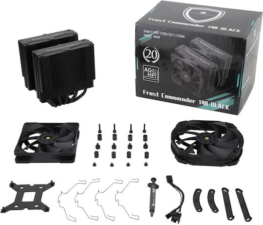 Thermalright Frost Commander Ψύκτρα Επεξεργαστή Διπλού Ανεμιστήρα για Socket AM4/AM5/1200/115x/1700