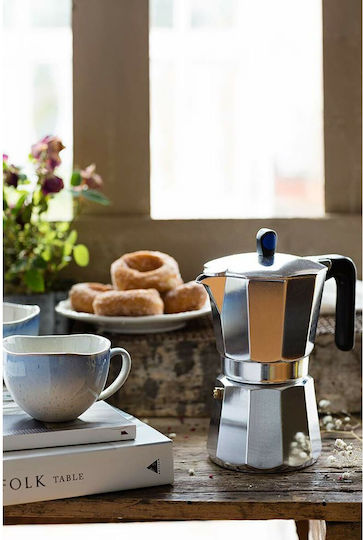 Monix 23352 Espresso-Kanne 9 Cups Edelstahl Silber