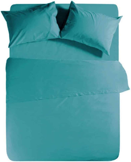 Nef-Nef Homeware Basic Υπέρδιπλο 160x200+30εκ. με Λάστιχο Dusty Petrol Nef-Nef Homeware Basic Υπέρδιπλο 160x200+30εκ. με Λάστιχο Dusty Petrol