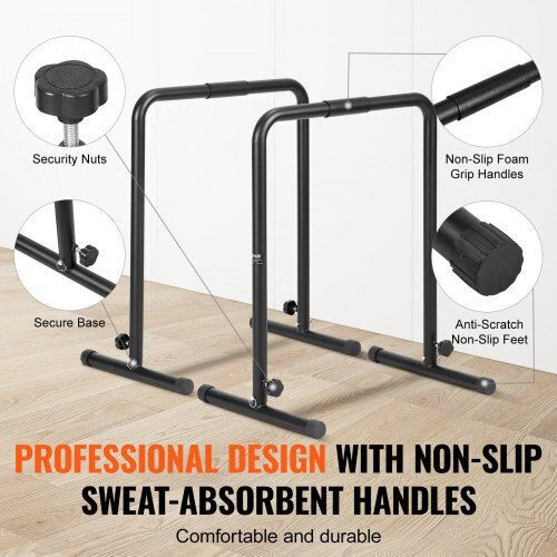Adjustable Dip Bars Vevor 200 Kg Home Gym Yjpxsg45ycdlnq924v0