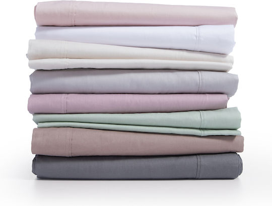Nef-Nef Homeware Bettlaken King Size 280x270cm. Elements Mocca