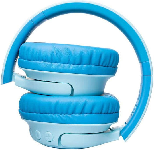 PowerLocus Bobo Wireless / Wired Over Ear Headphones Blue