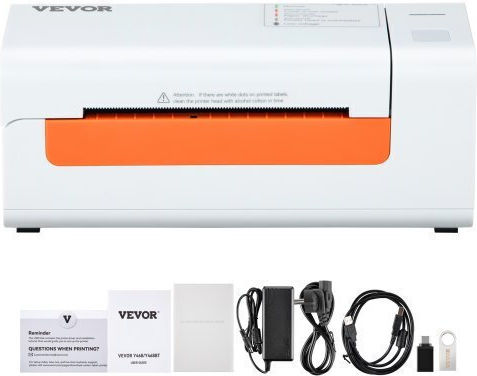Vevor Tragbar Etikettendrucker USB