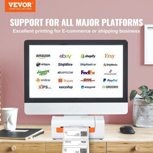 Vevor Tragbar Etikettendrucker USB