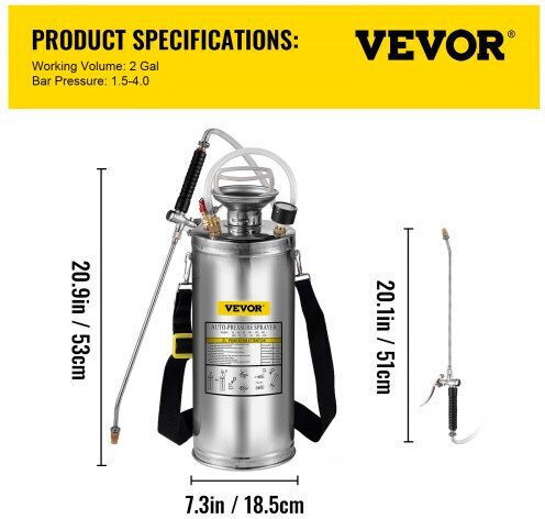 Vevor Част за пръскачки PWQBXG8L000000001V0