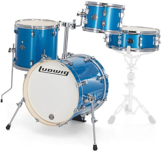 Ludwig Breakbeats Set Blue Sparkle Set de tobe