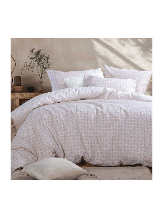 Nef-Nef Homeware Сет Чаршафи 170x270см. Module Екрю 3бр