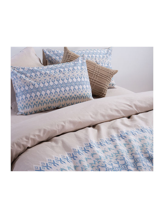 Nef-Nef Homeware Avion Σετ Σεντόνια Υπέρδιπλα 240x270εκ. Μπεζ (4τμχ)