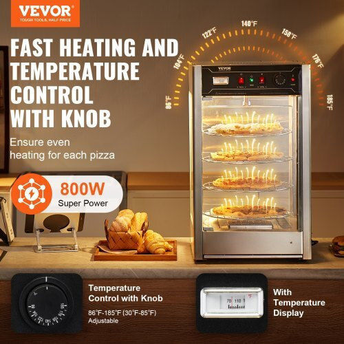 Vevor Heated Display Cabinet 800W