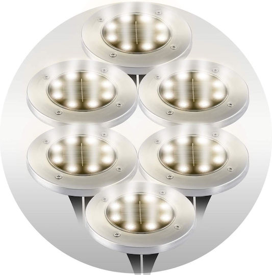 Solar-Bodenlampe 6 Stück Ilumen Ls-104