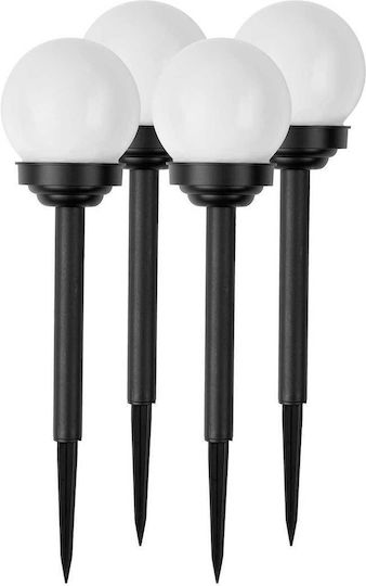 Lumină Solară Albă Sferică 4buc Ilumen Ls-102