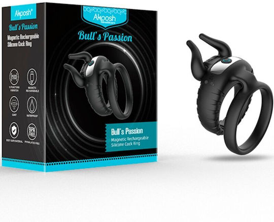 Armony Vibration Ring Silikon Schwarz