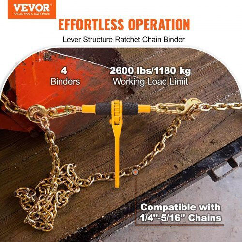 Vevor Lifting & Pulling Equipment for Weight Load up to 1.18t Yellow