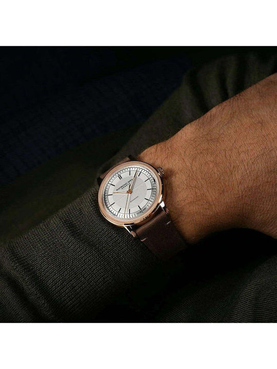 Raymond Weil Ρολόι Αυτόματο με Δερμάτινο Λουράκι