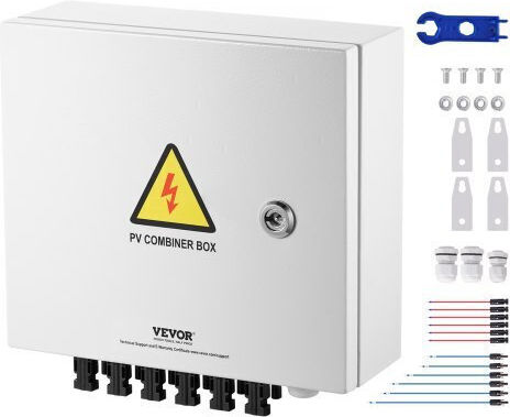 Vevor Ηλεκτρολογικό Κουτί Εξωτερικής Τοποθέτησης Στεγανό IP65 σε Γκρι Χρώμα