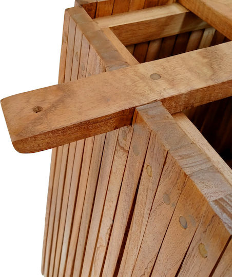 Pakketo Darius Bar Table Base Natural Color 60x60x90cm