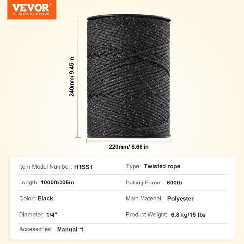 Vevor Fence Wire Electric Fence WLDXJSKJSK10BKJL6Y3