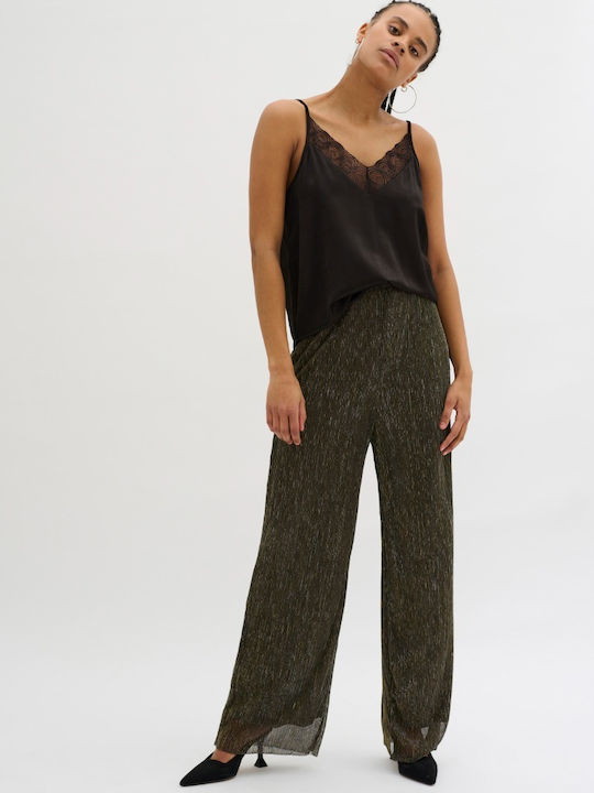 Women's Blouse with Straps Black