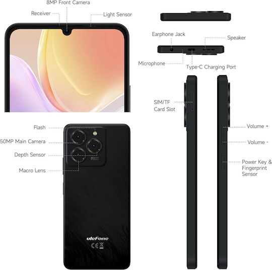 Ulefone Note 20 Pro Dual SIM (4/256GB) Μαύρο