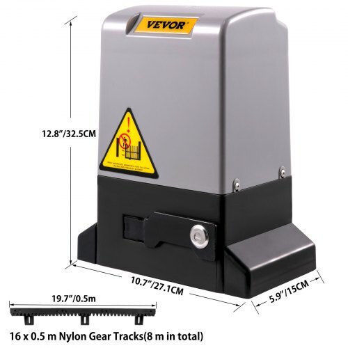 Vevor Set Garage Door Motor for Sliding Door for Maximum Weight 1800kg