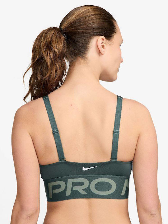 Nike Dri-Fit Indy Damen Sport-BH Vintage Grün