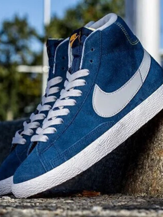 Blazer Mid Blazer Vintage Kinder Sneaker Hoch Blau