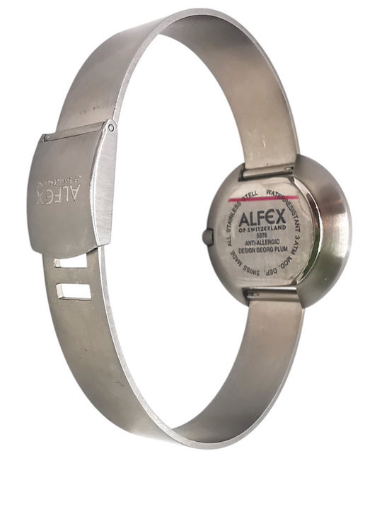 Alfex Ceas de Damă cu Argintiu Brățară Metalică