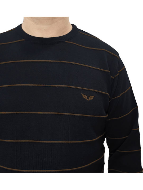 Μπλούζα Navy/Camel