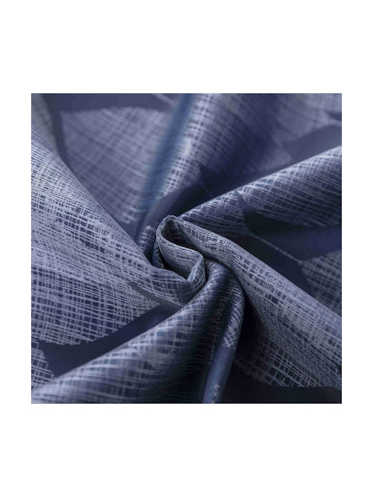 My Home Luxury Vorhang mit Grommets Blau 280x260cm