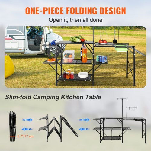 Φορητή Κουζίνα Camping Vevor Τραπέζι & Νιπτήρα Bjkydcfhsbzdsotkjv0