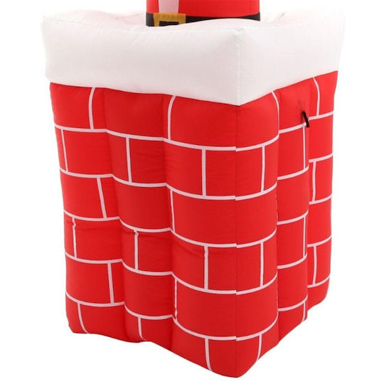 Inflatable Illuminated Santa Claus Electric Red Decorative