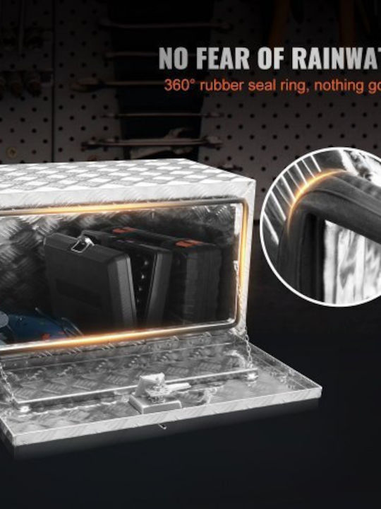 Vevor Πλαστικό Κουτί Αποθήκευσης με Καπάκι 76.2x35.56x40.64cm