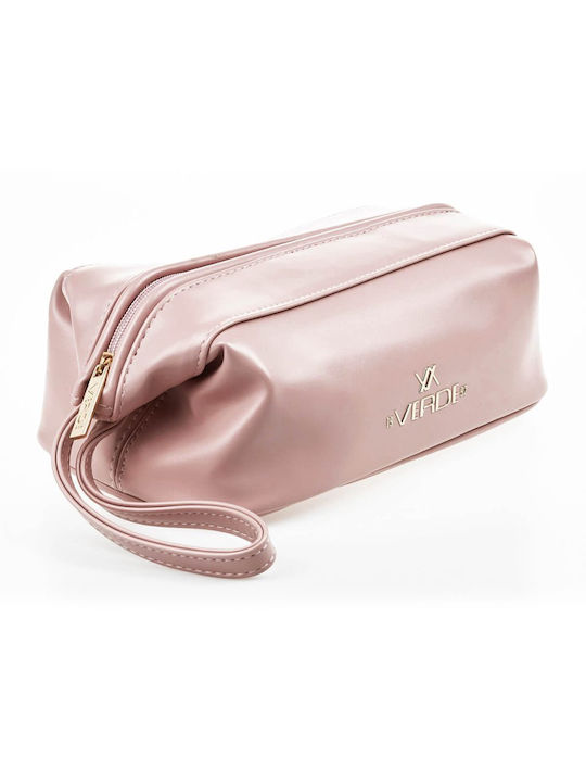 Verde Toiletry Bag in Pink color