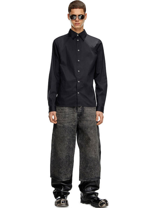 Langärmlig Hemd Black