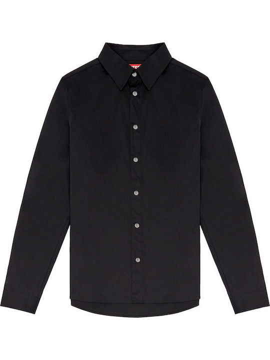 Langärmlig Hemd Black
