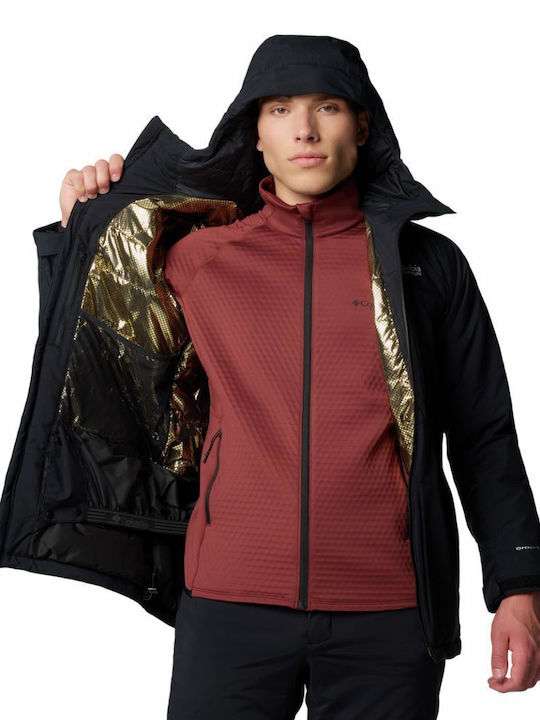 Columbia 2087371-010 Ανδρικό Μπουφάν για Σκι & Snowboard Μαύρο