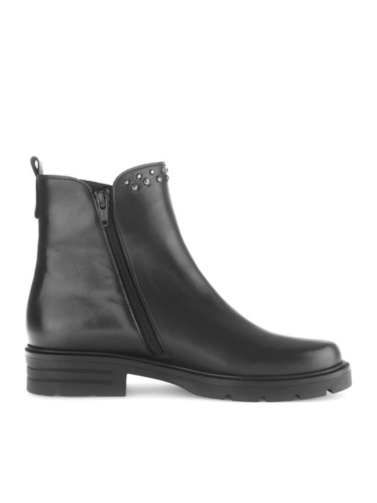 Ghete dama din piele negru