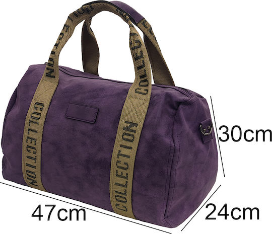 Gift-Me Sack Voyage Purple made of Artificial Leather L47xW24xH30cm