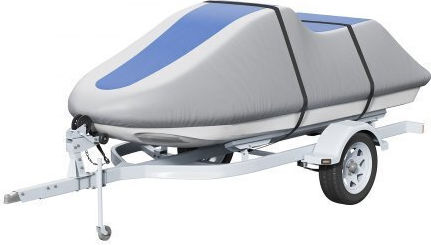 Vevor Jet Ski Cover Waterproof 600D Gray+Blue Mttz600d1261s5o7fv0