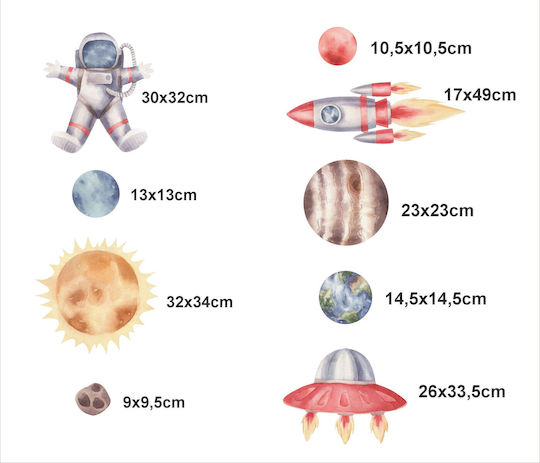 Decowalls Детска стикерна за стена Стена 60x120бр