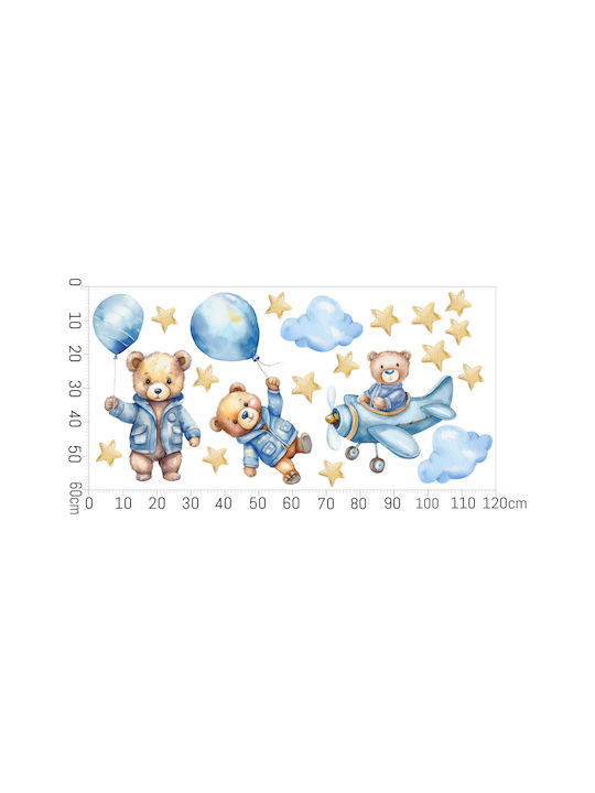 Decowalls Детска стикерна за стена Стена Фосфоресциращи 60x120бр