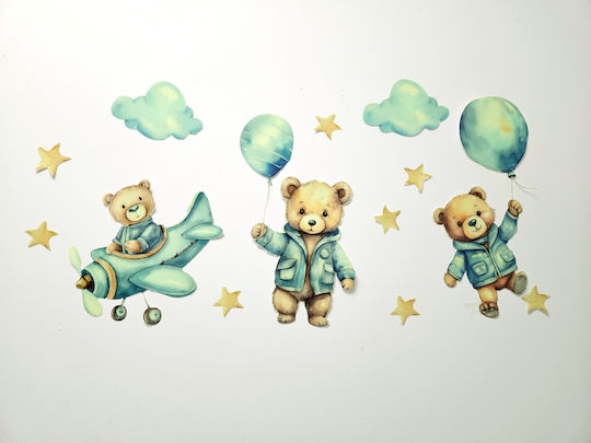Decowalls Kinder Wandsticker Wand Leuchtend 60x120cm