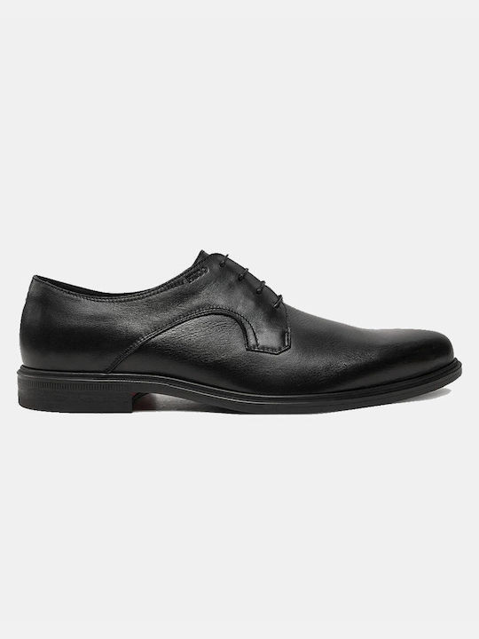 Hugo Men's Leather Dress Shoes Black