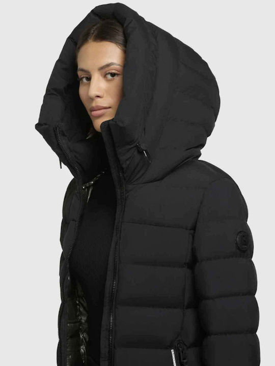 Γυναικείο Puffer Μπουφάν για Χειμώνα Black