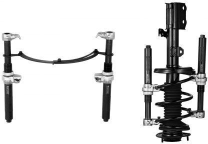 Vevor Spring Compressor Set 2 Pcs 1200 Kg Safety Base Carrying Case Ljsjzdhczqsdqm65rv0