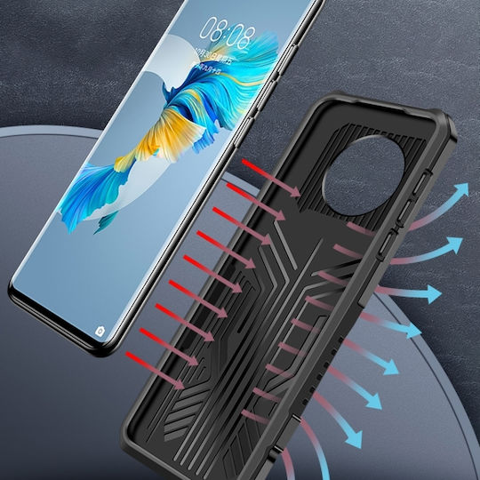 Machine Umschlag Rückseite Silikon / Kunststoff Grün (Huawei P Smart 2021)