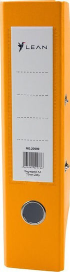 Donau Clipboard for Paper A4 Yellow 1pcs