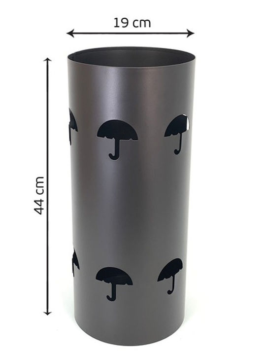Import Hellas Ομπρελοθήκη Μεταλλική Φ19x44cm Σκουριά 57
